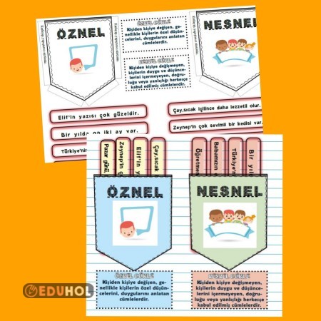 ÖZNEL NESNEL CÜMLELER İNTERAKTİF DEFTER ÇALIŞMASI