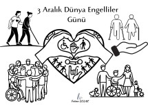 3 Aralık Dünya Engelliler Günü Boyama Etkinliği 16 parça