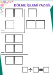 BÖLME İŞLEMİ YAZ-SİL