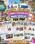 5. 6. Ve 7. Sınıf 1. Dönem 1. Yazılı örnek sınavları