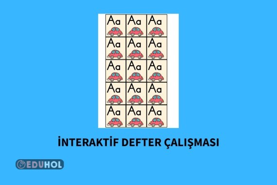 A sesi interaktif defter çalışması