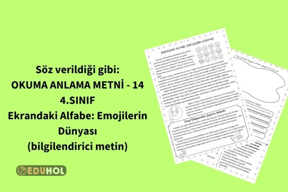 OKUMA METNİ -14- (BİLGİLENDİRİCİ METİN)