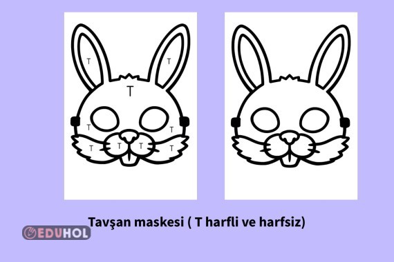 T sesi tavşan maskesi
