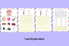 İ sesi ilk gün ödevi