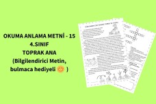 OKUMA METNİ -15- (BİLGİLENDİRİCİ METİN)