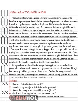 4.Sınıf - İnsan Hakları Kurall... · Eduhol - Etkinlik İndir Oyun Oyna ...