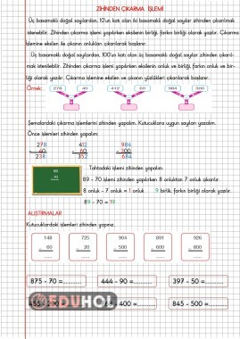 4.Sınıf Matematik Kareli Defte... · Eduhol - Etkinlik İndir Oyun Oyna ...