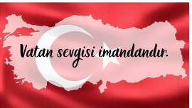 vatan sevgisi imandaNDIR- DEV POSTER