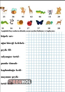 1.SINIF GÖRSEL TOPLAMA