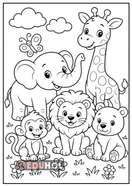 Hayvan Boyama Sayfası