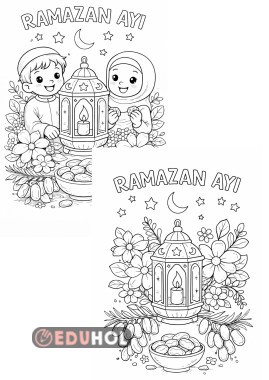 Ramazan Ayı Boyama Sayfaları