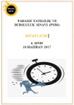 2017 PARASIZ YATILI BURSLULUK SINAVI DİN KÜLTÜRÜ ÇIKMIŞ SORULAR