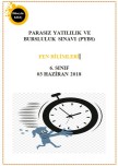 PARASIZ YATILI BURSLULUK SINAVI FEN BİLİMLERİ ÇIKMIŞ SORULAR