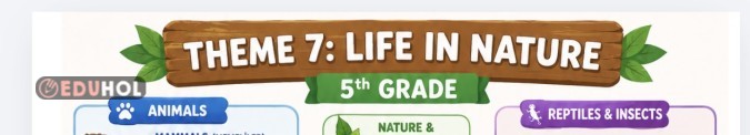 Theme 7 Life in Nature - Sadece kelimeler