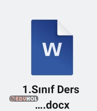 1.SINIF DERS KESİM RAPORU