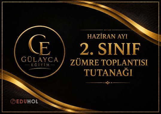 2.Sınıf HAZİRAN AYI Zümre Toplantısı Tutanağı