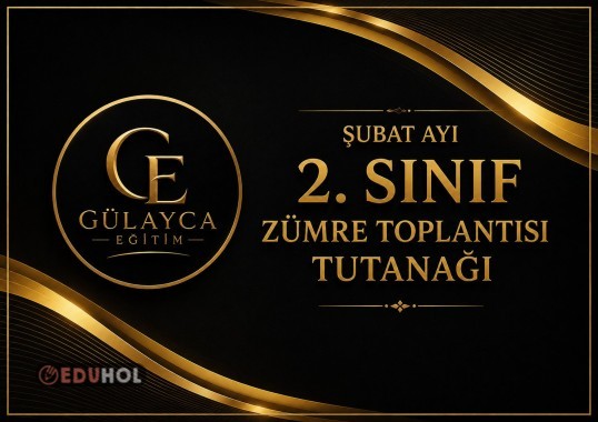 2.Sınıf ŞUBAT AYI Zümre Toplantısı Tutanağı (TYMM)