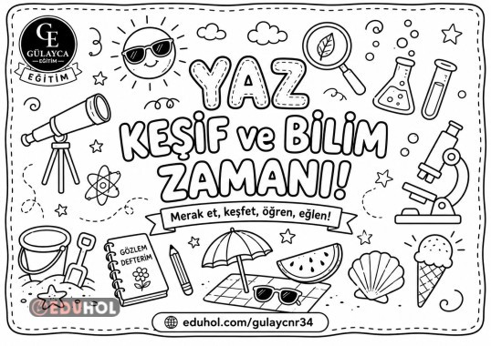 BİLİM, TEKNOLOJİ VE SANAT-BİLİM YAZ KONSEPTİ