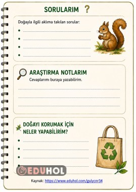 DOĞA GÖZLEM DEFTERİ 10
