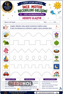 El -Göz Koordinasyonu Geliştirme Çalışma Kağıdı