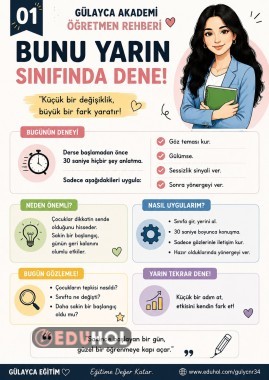GÜLAYCA ÖĞRETMENİN İPUÇLARI | Öğretmenlere İlham Veren Pratik Fikirler