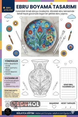 HAYAT BİLGİSİ SANAT EBRU TASARIMI