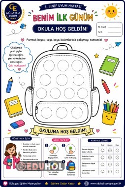 İlk Hafta Etkinlkleri/ Benim İlk Günüm