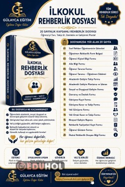 İLKOKUL REHBERLİK DOSYASI 📚