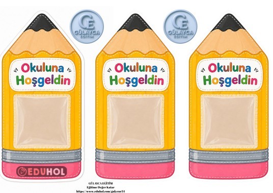 Kalem figürlü hediye kartı