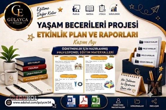 ⚙️🔧KASIM AYI YAŞAM BECERİLERİ ETKİNLİK VE RAPOR ŞABLONU 🌿