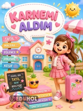 Kızlar için Karne kapağı