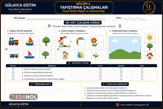 Makas Kontrolü Kesme Yapıştırma Çalışmaları