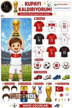 🇹🇷 ŞAMPİYONLUK KUTLAMASI – KES & YAPIŞTIR ETKİNLİĞİ