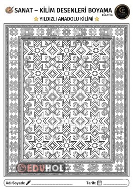 SANAT: KİLİM BOYAMA
