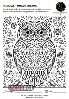 SANAT: MOZAİK BOYAMA