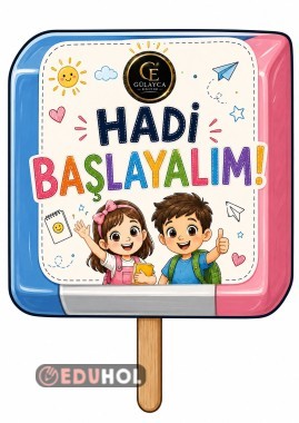 Silgi İkonlu El Pankartı