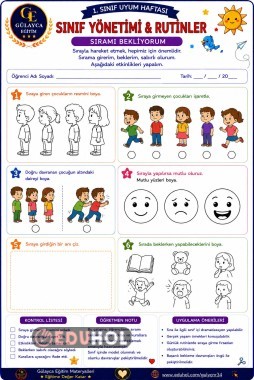 SINIF YÖNETİMİ VE RUTİNLER / Sıramı Bekliyorum