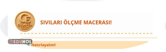 SIVILARI ÖLÇME Macerası ders notları