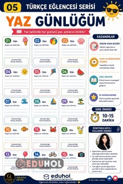 TATİL TEMALI TÜRKÇE EĞLENCESİ SERİSİ 6