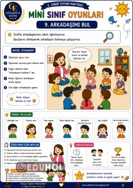 Uyum Haftası Mini Sınıf Oyunları/ Arkadaşını Bul