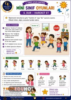 Uyum Haftası Mini Sınıf Oyunları/Dur Hareket Et