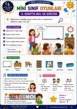 Uyum Haftası Mini Sınıf Oyunları/Sınıfta Bul ve Göster