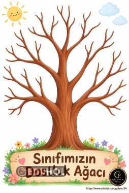 UYUM HAFTASI UYGULAMA REHBERİ/EL İZİ SINIF DOSTLUK AĞACI