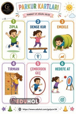UYUM HAFTASI UYGULAMA REHBERİ/ PARKUR KARTLARI