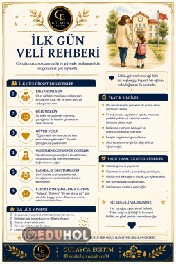 UYUM HAFTASI VELİ REHBER SETİ/İlk Gün Veli Rehberi