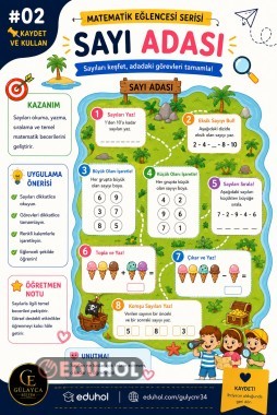 YAZ TEMALI MATEMATİK EĞLENCESİ SERİSİ 2