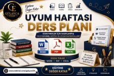 1.Sınıf Uyum Haftası (7–11 Eylül) ders defteri işleme planı