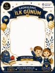Uyum Haftası ÖĞRETMEN HAZIRLIK DOSYASI/ İlk Gün Fotoğraf Çerçeve