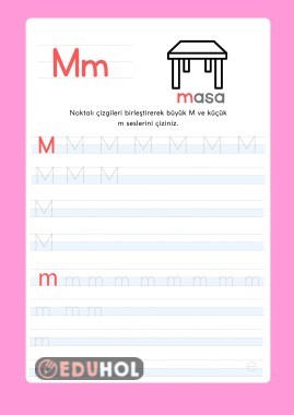 M Sei Yazma Çalışması