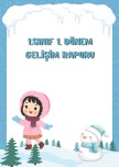 1.Sınıf 1.Dönem Gelişim Raporu Kapağı